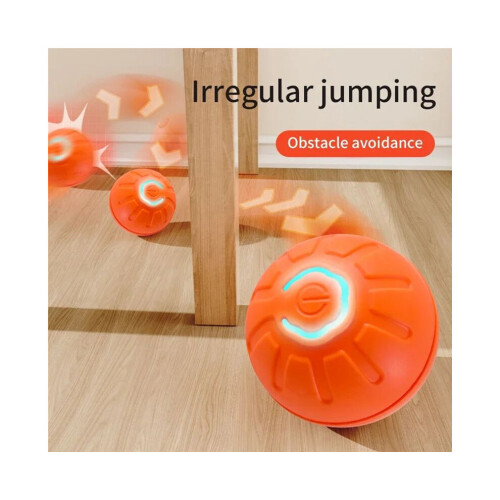 2-Pack Intelligent Dog Toy Ball, Electronic Interactive Pet Toy, Moving, USB, Automatic Moving Jumper, 2