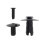 200Pcs Mudguard Lined with Fasteners Rivet Snaps Decorative Panel Snaps Suitable for 3