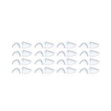 16 Pairs of Protective Eyeglass Side Shields, Transparent Side Shields for Protective Eyeglasses - Fits Most Glasses (M-L)