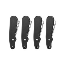 4-Teiliger Faltbarer SchnüRsenkel Abzieher, Tragbarer SchnüRsenkel Spanner, Schlittschuh Spitzen Spanner für Hockey Schlittschuhe, Eiskunstlauf