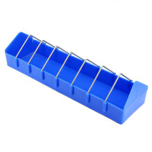 16-inch voerbak voor vogelkooien, geschikt voor duiven, voer, pluimveevoer en opslag.