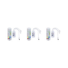 3x Tuya WiFi RGB-Controller für LED-Streifen 3528 2835 5050 RGB-Controller mit 24-Tasten-Fernbedienung