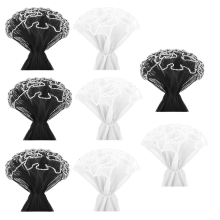8 pieces of flower wrapping net paper, 27.9 cm x 3.7 m, florist supplies