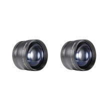 2 pieces 58mm 2X telephoto lens teleconverter for 18-55mm