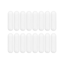 16 pieces PTFE magnetic stirrer mixer stirring rod stirring rod magnetic stirring plate rod, stirring plate magnetic rod (30 mm/ 1.18 inch)