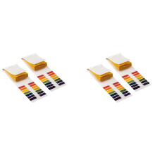 4 Sets mit je 320 Teststreifen, pH-Testpapier 1-14, pH-Teststreifen für Wasser, Kosmetika und Erde.