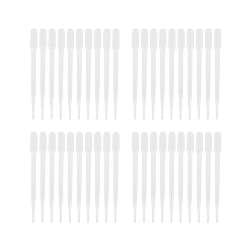 40pcs 3ML Disposable Plastic Pipette Set with Pipette Tip