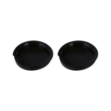 2x Schallloch-Abdeckstopfen/Pfeifenhalter für 38/39 Zoll EQ Akustikgitarre, Schwarz