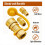 Quick-release set for liquid gas propane hose made of 100% solid brass 2