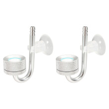2er-Set CO2-Diffusor-Zerstäuber-Regler-Reaktor für Aquarium, Aquarienpflanzen, Moos