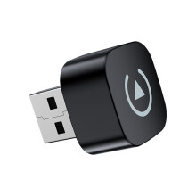 2-in-1 Wireless CarPlay AI Box Android Auto Plug and USB Car Dongle BT WiFi for Wired CarPlay/Android Auto Car A