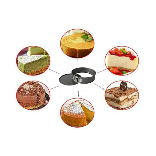 2X Round Leakproof Baking Pan with Removable Bottom (7 inch) 2