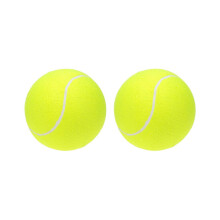 2 stuks 9,5 inch extra grote tennisballen voor kinderen, volwassenen en huisdieren.