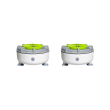 2x Obst- und Gemüsereinigungsmaschine, USB-Obstreinigungsgerät, tragbarer Lebensmittelreiniger zum Reinigen