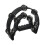 3X Compact Double Crescent Music Tambourine Drum Kit Durable 3