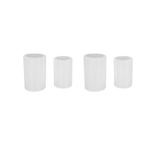 2 x 2 Sizes Cylinder Candle Molds Silicone Mold for Candle Making, Pillar Candle Resin Mold Epoxy Resin Casting Molds
