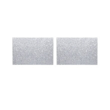 2 x 3-laags PVC-materiaal voor basgitaar-strumboards, ongesneden, 16,9 x 11,4 x 0,09 inch, parelwit