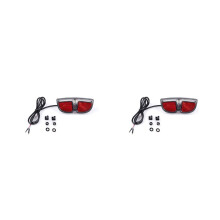 2X 6V LED E-Bike Rear Light Electric Bike Luggage Carrier Brake Light for BBS01B BBS02B BBSHD Mid Drive Motor