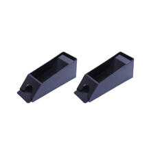 2X Professioneller Deluxetexas Hold'Em Bakkarat Poker Händler Poker Karten Schuh 1-6 Optional Stellvertreter (Schwarz)