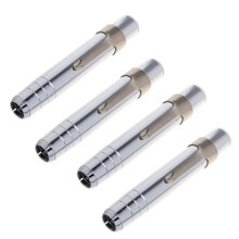 4 PCS Silber Aluminiumlegierung Kreide Keeper Holder