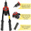 50 rivet nuts + rivet nuts with hand thread - rivet gun 4