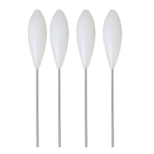 4 stuks acryl Bombarda visdobbers voor karper, forel, baars, aas voor meren, visaccessoires, 20 g