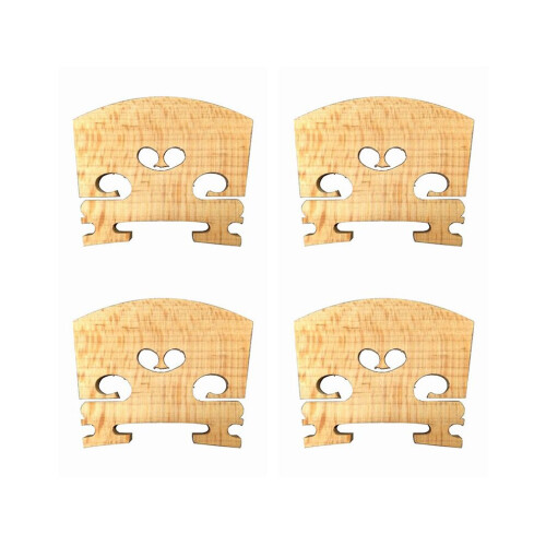 4x full size 4/4 violin bridge