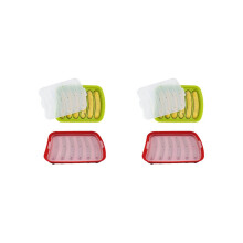 4x Worstvorm, Siliconen, DIY Ham Hotdogvorm, Keukengereedschap, Bakvorm