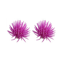 2x Aquarium-Fischbehälter, künstliche Korallenornamente, lila