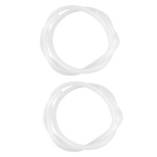 2 x 5 mm binnendiameter x 7 mm buitendiameter flexibele siliconenslang van voedselkwaliteit, 1 m (3,3