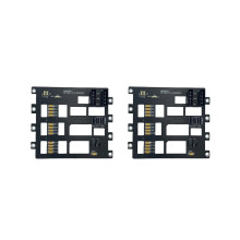 2x SAS/HDD-backplane voor NAS-opslagserver, 6 Gbit/s, SFF8643 naar 4-bay HDD/SSD-adapter, grote 4D-voeding