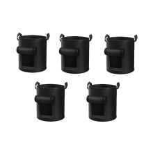 5 verpakkingen van 10-gallon aardappelkweekzakken, duurzame aardappelzakken voor de aardappelteelt,