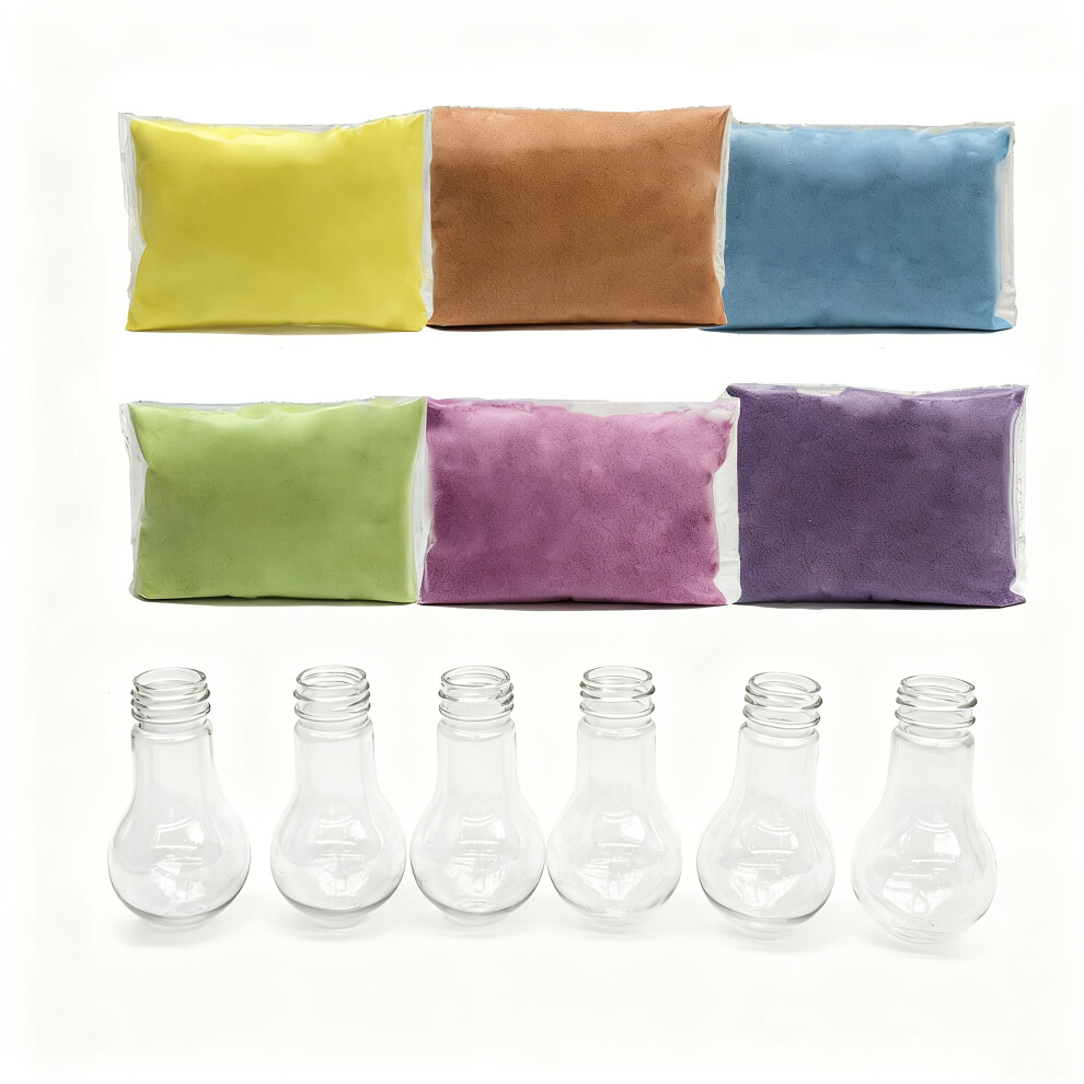 Lavender (6 Bags & 6 Bottles) Powdered Bubble Bath Bomb, Offering A Variety Of Colorful Bubble Fun For Diverse Bathing Experiences. Simply Add Water