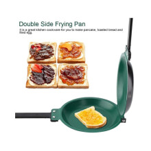 2x Frying Pan, Double-Sided Frying Pan, Non-Stick Flip Frying Pan, Grill, Sturdy and Durable Cooking Tool for the Home Kitchen