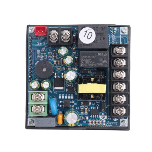2x Hot Stamping Temperature Controller with Timer and Counting Function, Time Alarm, Transfer Press Thermostat, Black 2