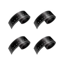 4 Stück 100 cm Magnetisches Lineal, Flexibles Magnetisches Lineal mit Zoll- und Zentimeter-Magnetmaßband