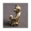 5X Bronze Monkey Statue, Landscape Accessory, Tea Table, Desk, Antique Small Bronze Goods 3