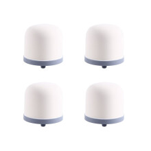 4 StüCk Keramikfilter, Magnetisierter Mineralwasserreiniger, Wasserfilter, Keramik-Halbkugel-Wasserfilter für Den Haushalt