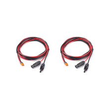 2x Solar Charging Cable XT60I-F Adapter 12AWG Cable Connector Extension Cable for Solar Panel Generator