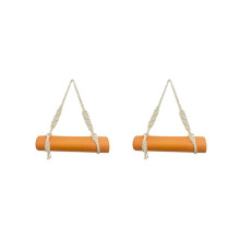2X Tragegurt für Yogamatte, Handgefertigt, Boho-HäKelmakramee, Verstellbarer Schultergurt für Yogamatte, Pilates, ÜBung, Fitness