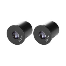 2X WF25X Biologisches Mikroskop Okular Installation Größe 23,2 mm Sichtfeld 9 mm Okular