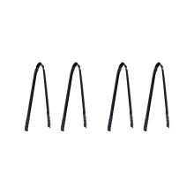 4X Campfire Tongs, Grill Charcoal Tongs for Stove, Firewood Tongs for Fireplace, Grilling, Kitchen, Camping, Fire Pits, Accessories