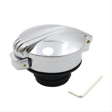 Motorfiets brandstoftankdop oliedop retro sleutelloos te openen voor Harley, B