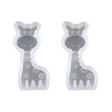 2X Djursilikonform, DIY silikonljusform, 3D-form (giraff)