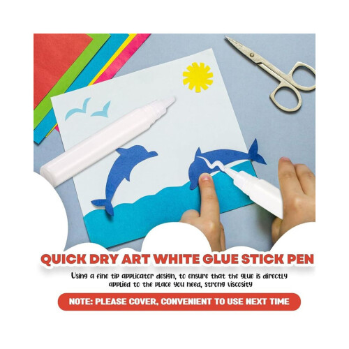 30 glue sticks, bulk pack for crafting, quick-drying glue for DIY projects and art projects at school 1