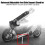 Adjustable Silver Motorcycle Support Stand for NMAX 155  & NMAX 125 4