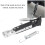 Adjustable Silver Motorcycle Support Stand for NMAX 155  & NMAX 125 5
