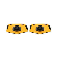 2x Verstelbare Standaard Gimbal Riem Boot Hengelhouder Visaccessoire Visuitrusting (Geel)
