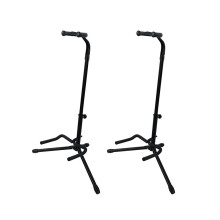 2x Metal Guitar Stands with Tripod Mount for Acoustic and Electric Guitars, Guitar Accessories