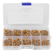 500 stuks 10 waarden 10PF-680PF Monolithische keramische condensatoren assortimentsset